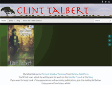 Tablet Screenshot of clinttalbert.com